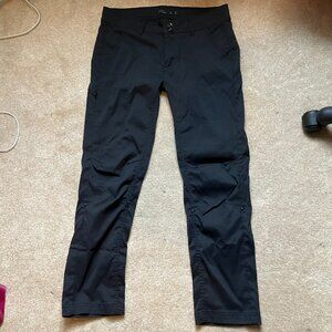 Prana Stretch Zion Halle Pant straight cut size 8 dark gray